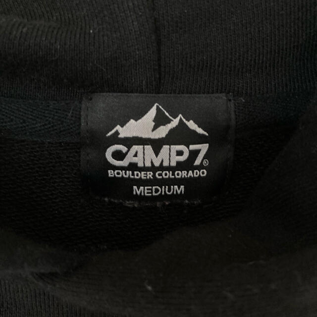 【CAMP7】 パーカー M メンズ トップス 黒