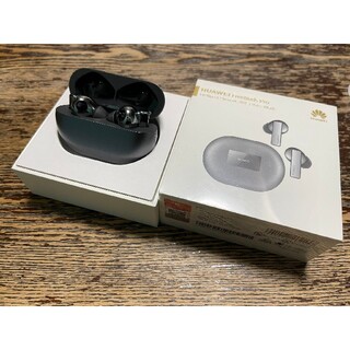 ファーウェイ(HUAWEI)のHUAWEI FreeBuds Pro グレー 中古 オーダ品(ヘッドフォン/イヤフォン)