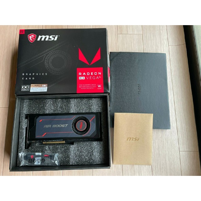 [美品] MSI RADEON RX VEGA56 AIR BOOST  スマホ/家電/カメラのPC/タブレット(PCパーツ)の商品写真