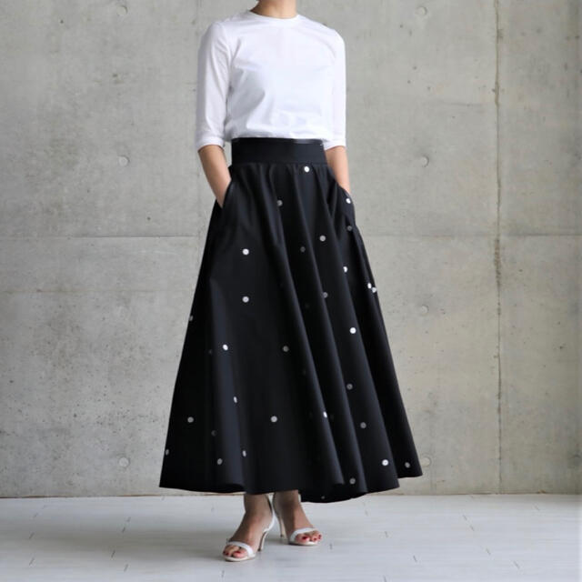 SHE Tokyo Rachel dot black ロングスカートの通販 by waco612's shop