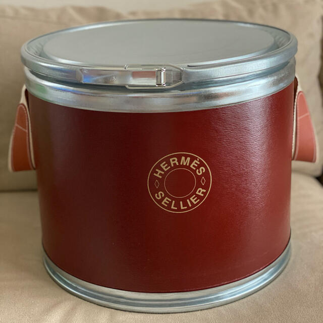 高級感 Hermes - エルメス サドルボックス 馬具缶 ルージュH 専用