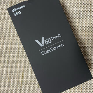 エルジーエレクトロニクス(LG Electronics)のLG V60 ThinQ 5G Dual Screen L-51A(スマートフォン本体)