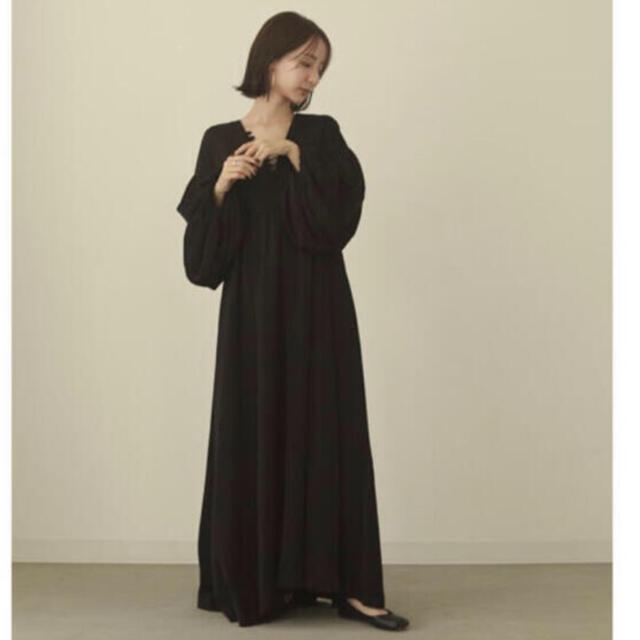 【louren】front button volume onepiece レディースのワンピース(ロングワンピース/マキシワンピース)の商品写真