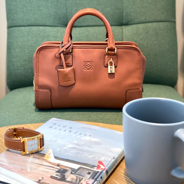LOEWE - ☆超美品☆ロエベ アマソナ23 2WAY ブラウン 定価24万の+