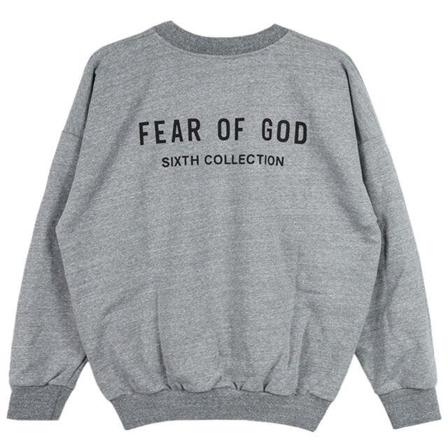 6H191018HFTカラーFEAR OF GOD CREWNECK BACKLOGO SWEATSHIRT