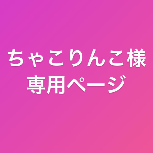 ちゃこりんこ様専用ページ - www.aerotown.com.br プッシュされた製品 りんこ様 専用 その他