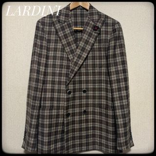 ビームス(BEAMS)の定価12万 高級 イタリア製 ラルディーニ LARDINI チェック ジャケット(テーラードジャケット)