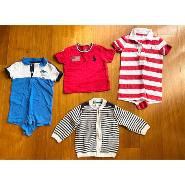 Ralph Lauren(ラルフローレン)の【ラルフローレン　obabi】9M-18M 春夏物まとめ売り　75 80 85 キッズ/ベビー/マタニティのベビー服(~85cm)(ロンパース)の商品写真