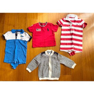 ラルフローレン(Ralph Lauren)の【ラルフローレン　obabi】9M-18M 春夏物まとめ売り　75 80 85(ロンパース)