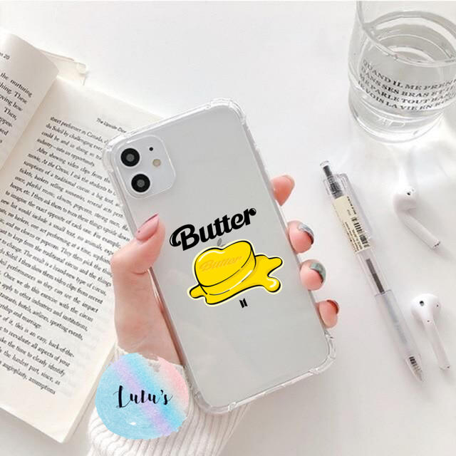 防弾少年団(BTS)(ボウダンショウネンダン)のBTS Butter iPhoneケース　クリア スマホ/家電/カメラのスマホアクセサリー(iPhoneケース)の商品写真