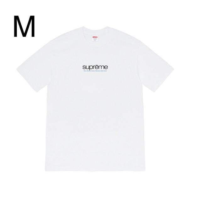 Supreme Five Boroughs tee white M