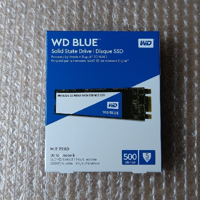 m.2 SSD 500G（新品・未開封）