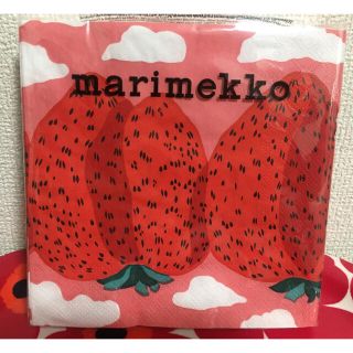 マリメッコ(marimekko)のマリメッコ【六本木ヒルズ限定サイズ】 マンシッカヴォレット ペーパーナプキン　大(テーブル用品)