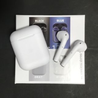 アイフォーン(iPhone)のワイヤレスイヤホン iPhone イヤホン Bluetooth i12(ヘッドフォン/イヤフォン)