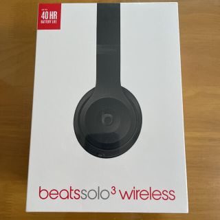 ビーツバイドクタードレ(Beats by Dr Dre)のBeats by Dr Dre SOLO3 WIRELESS ブラック(ヘッドフォン/イヤフォン)