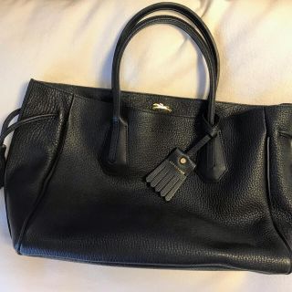 ロンシャン(LONGCHAMP)のロンシャン　ペネロペ　ブラック　美品(トートバッグ)