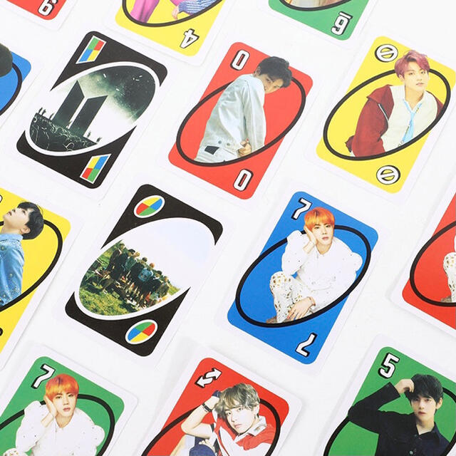 UNO BTS ウノ カードゲーム 防弾少年団　バンタン エンタメ/ホビーのテーブルゲーム/ホビー(トランプ/UNO)の商品写真