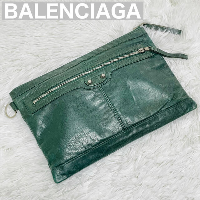 BALENCIAGA バレンシアガ クラッチバッグ セカンドバッグレザー