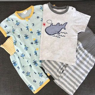 シマムラ(しまむら)のERI様専用　しまむら　半袖パジャマ２セット &  GAP ハーフパンツ(パジャマ)