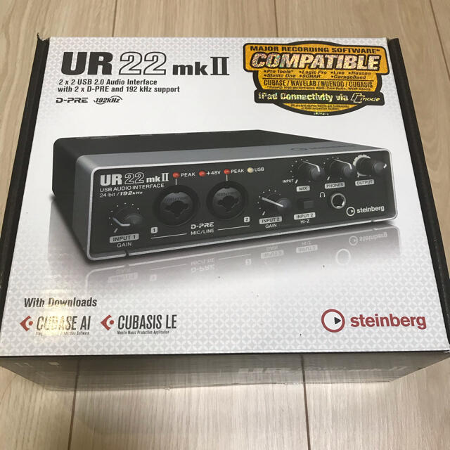 美品！UR22mk2 Steinberg オーディオインターフェース 楽器のDTM/DAW(オーディオインターフェイス)の商品写真