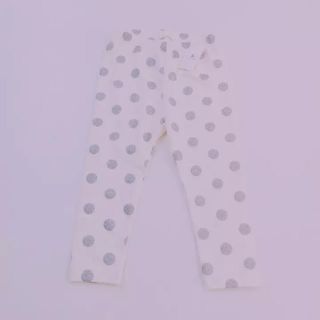 ベビーギャップ(babyGAP)のbabyGAP★新品★100★フル丈レギンス・シルバードット(パンツ/スパッツ)