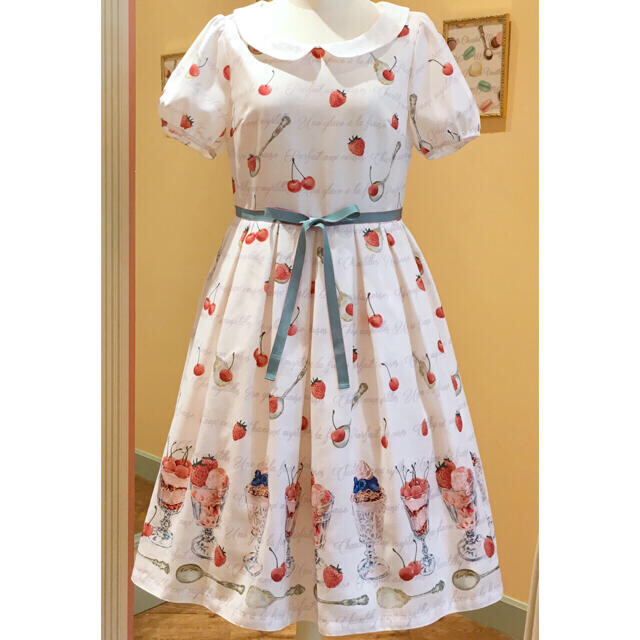 【新品•未使用】ルルゲッタ♡Cherry Berryワンピース