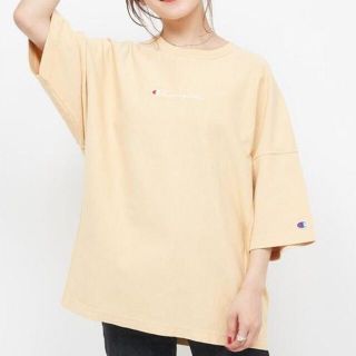 チャンピオン(Champion)の新品 Champion リバースウィーブ ガーメントダイ ロゴ刺繍 Tシャツ　M(Tシャツ(半袖/袖なし))