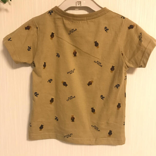 しまむら(シマムラ)のポロ POLO 総柄　Tシャツ　120 ベージュ  キッズ/ベビー/マタニティのキッズ服男の子用(90cm~)(Tシャツ/カットソー)の商品写真