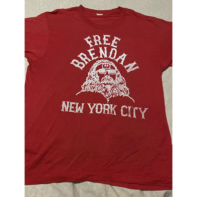 売れ筋がひ新作！ NewYork hell's angels support Tヘルズエンジェルス Tシャツ+カットソー(半袖+袖なし)