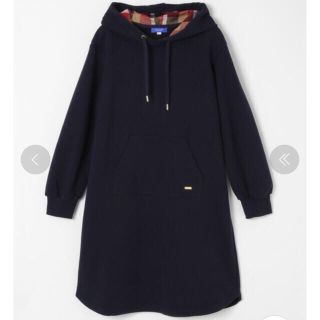 バーバリーブルーレーベル(BURBERRY BLUE LABEL)の美品♡ブルーレーベルクレストブリッジ♡パーカーワンピース(ひざ丈ワンピース)