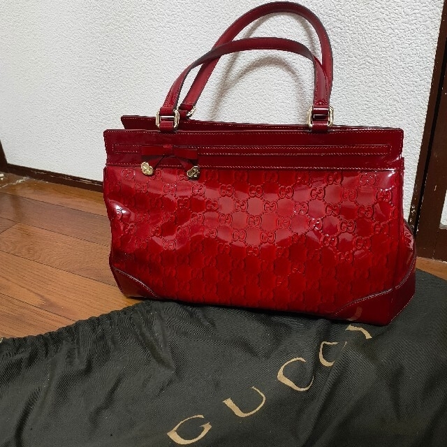 Gucci(グッチ)の専用GUCCI エナメルトートバッグ レディースのバッグ(トートバッグ)の商品写真