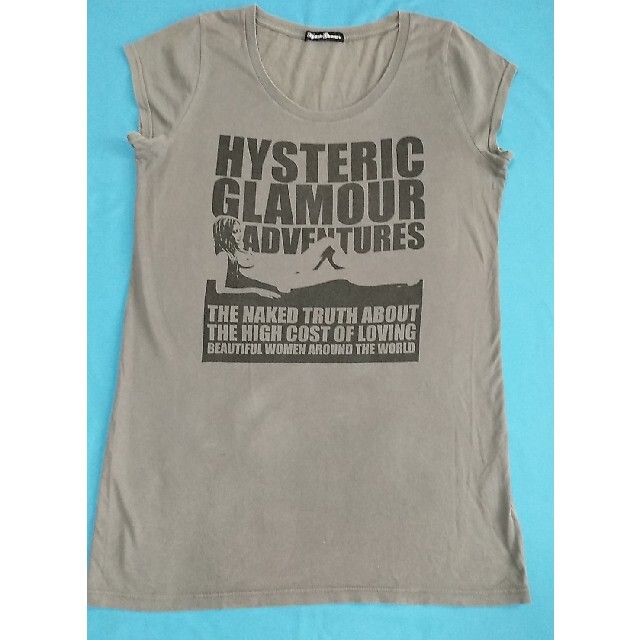 HYSTERIC GLAMOUR(ヒステリックグラマー)のHYSTERIC GLAMOUR　ロング丈カットソー レディースのトップス(カットソー(半袖/袖なし))の商品写真