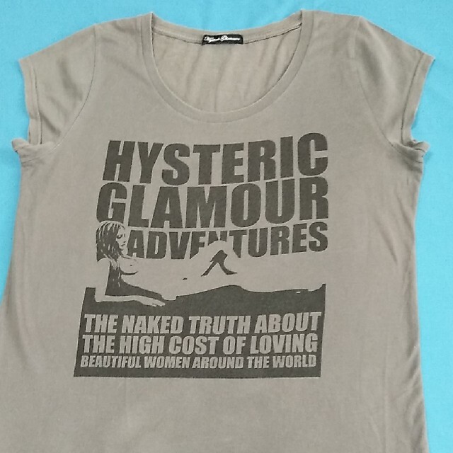 HYSTERIC GLAMOUR(ヒステリックグラマー)のHYSTERIC GLAMOUR　ロング丈カットソー レディースのトップス(カットソー(半袖/袖なし))の商品写真