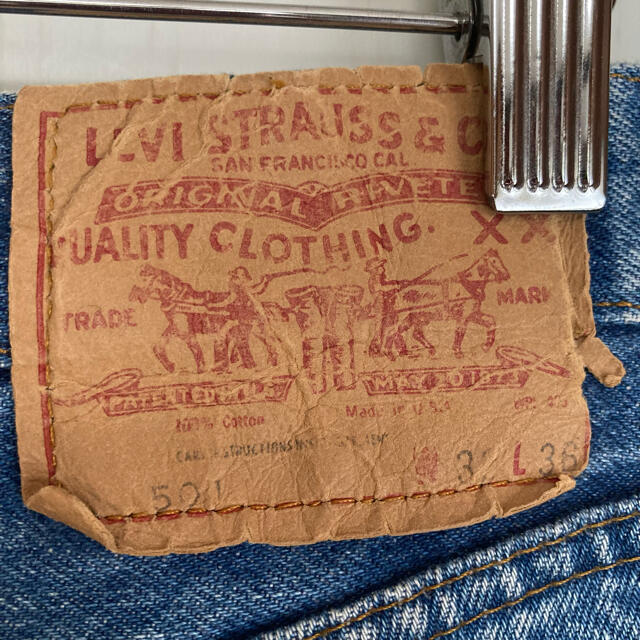 Levi's(リーバイス)の80s 米国製 リーバイス 501 デニムパンツ ジーンズ  古着 W30 メンズのパンツ(デニム/ジーンズ)の商品写真