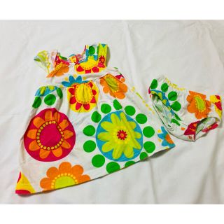 カーターズ(carter's)のCarter's 花柄ワンピース(70cm)(ワンピース)