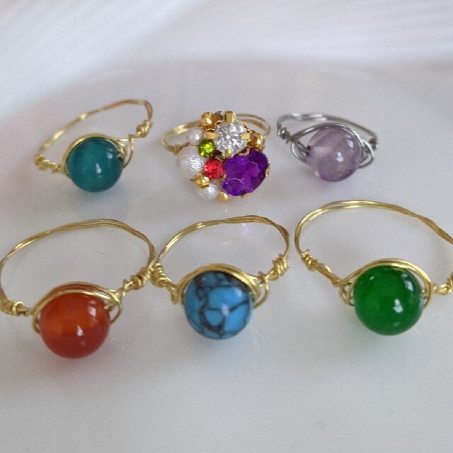 特別価格 ハンドメイドリング ハンドメイドのアクセサリー(リング)の商品写真