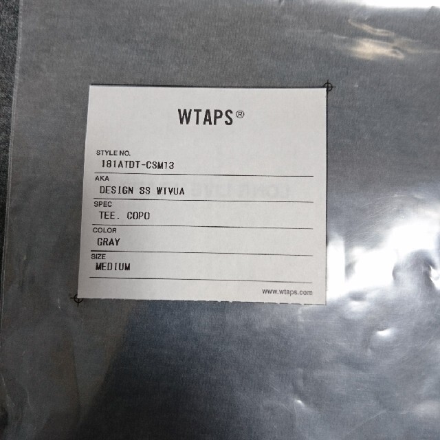 W)taps(ダブルタップス)のWTAPS Design ss  WTVUA メンズのトップス(Tシャツ/カットソー(半袖/袖なし))の商品写真