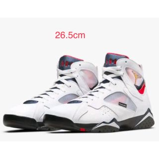 ナイキ(NIKE)のPSG × NIKE AIR JORDAN 7 RETRO 26.5cm(スニーカー)