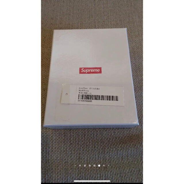 Supreme(シュプリーム)のSupreme Leather ID Holder + Wallet Red レディースのファッション小物(パスケース/IDカードホルダー)の商品写真