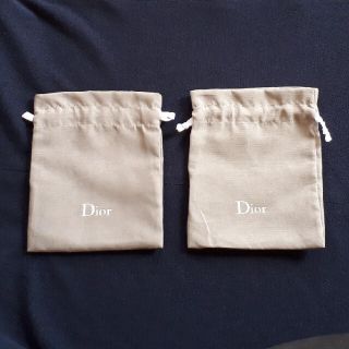 クリスチャンディオール(Christian Dior)のDior　布袋　巾着袋　2個組(ポーチ)