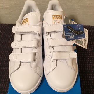 アディダス(adidas)の★新品★ adidas  スタンスミス ベルクロゴールド 23.5cm(スニーカー)