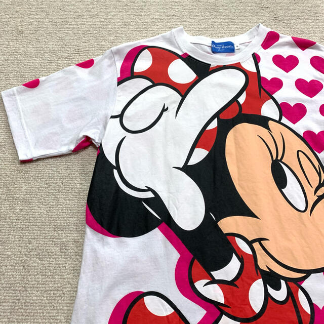 Disney(ディズニー)の新品♡ディズニーリゾート♡ミニーTシャツ♡ベビードール好きにも レディースのトップス(Tシャツ(半袖/袖なし))の商品写真