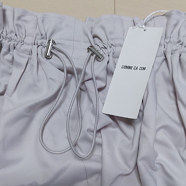 COMME CA ISM(コムサイズム)の9号　COMME CA ISM　ドロスト　ギャザースカート　ベージュ② レディースのスカート(ひざ丈スカート)の商品写真