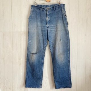 オシュコシュ(OshKosh)のオシュコシュ OSHKOSH  USA製 ペインター デニムパンツ クラッシュ(ペインターパンツ)