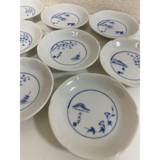 松竹梅　小皿セット10枚(食器)