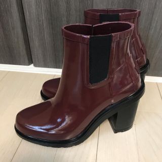 ハンター(HUNTER)の美品ハンターHUNTERラバーブーツsize23.5cm37EU(レインブーツ/長靴)