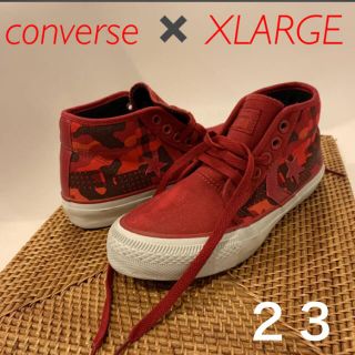 コンバース(CONVERSE)のconverse ✖️ XLARGE オールスターミッドカットスニーカー(スニーカー)