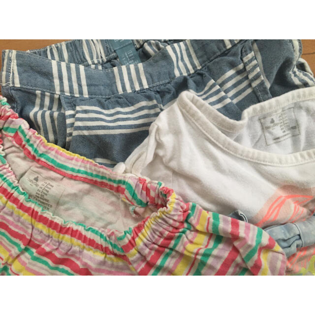 babyGAP(ベビーギャップ)の最終値下げ　女の子　夏服5点セット キッズ/ベビー/マタニティのキッズ服女の子用(90cm~)(その他)の商品写真