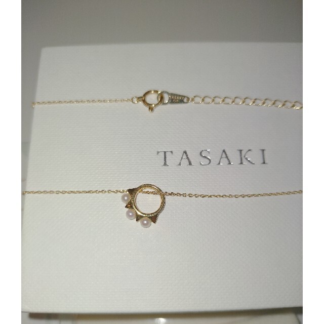 ☆美品☆TASAKI 田崎真珠  K18 YGベビー パールネックレス  レディースのアクセサリー(ネックレス)の商品写真