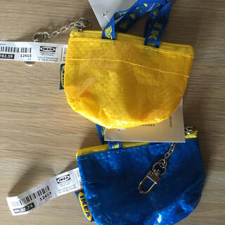 イケア(IKEA)のIKEA ショッピングバッグ型ミニポーチ　2個セット(小物入れ)